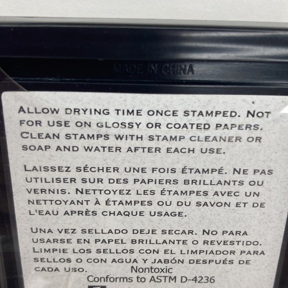 Inkadinkado Pigment Based Ink Stamp Pad Silver Set of 3 Crafts - Picture 6 of 13